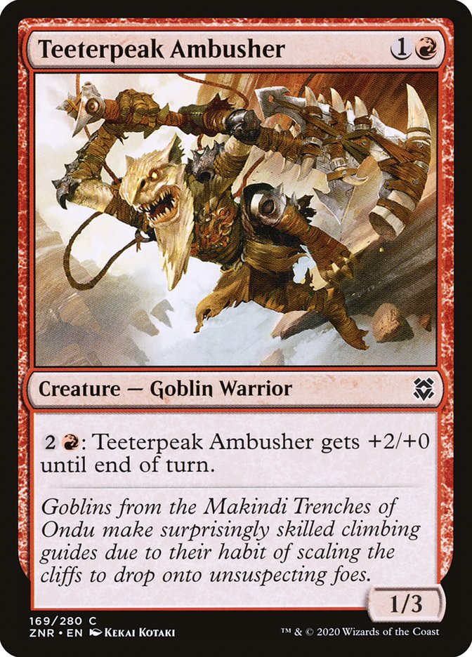 Teeterpeak Ambusher [Zendikar Rising] | Exor Games Summserside