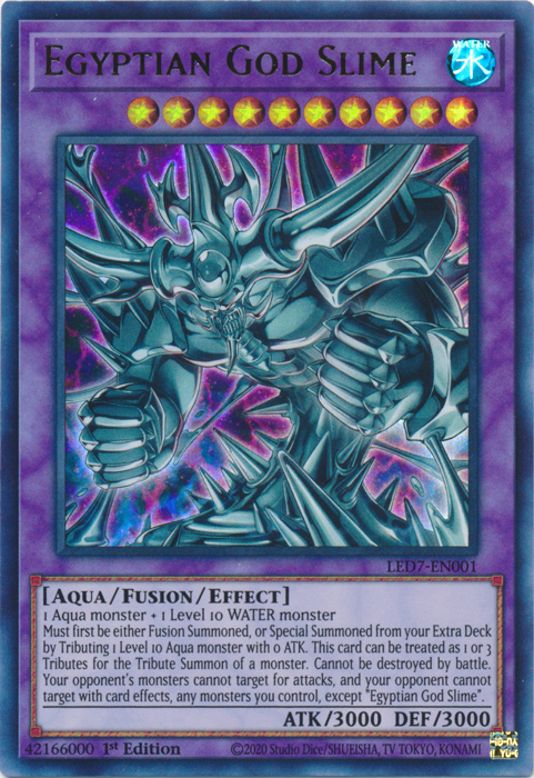 Egyptian God Slime [LED7-EN001] Ultra Rare | Exor Games Summserside