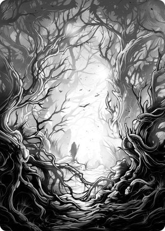 Forest 1 Art Card [Innistrad: Midnight Hunt Art Series] | Exor Games Summserside