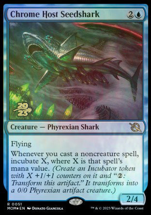 Chrome Host Seedshark [March of the Machine Prerelease Promos] | Exor Games Summserside