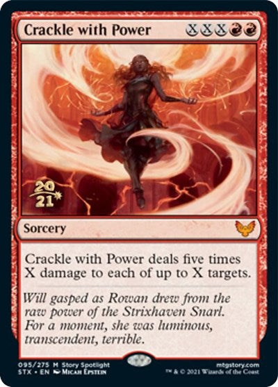 Crackle with Power [Strixhaven: School of Mages Prerelease Promos] | Exor Games Summserside