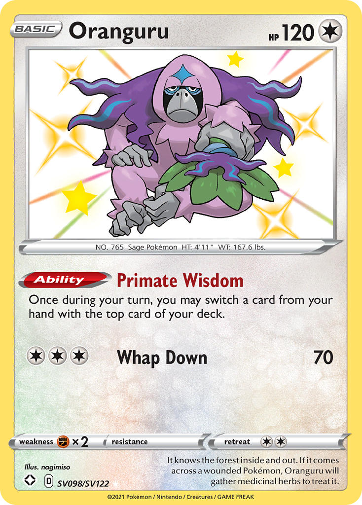 Oranguru (SV098/SV122) [Sword & Shield: Shining Fates] | Exor Games Summserside