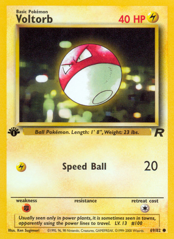 Voltorb (69/82) [Team Rocket 1st Edition] | Exor Games Summserside