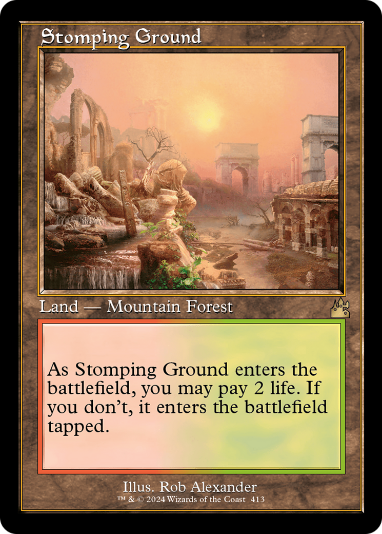 Stomping Ground (Retro) [Ravnica Remastered] | Exor Games Summserside