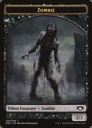 Zombie Token [Mythic Edition Tokens] | Exor Games Summserside