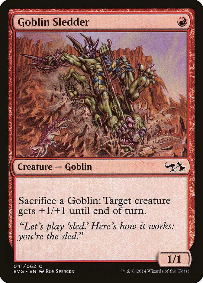 Goblin Sledder (Elves vs. Goblins) [Duel Decks Anthology] | Exor Games Summserside