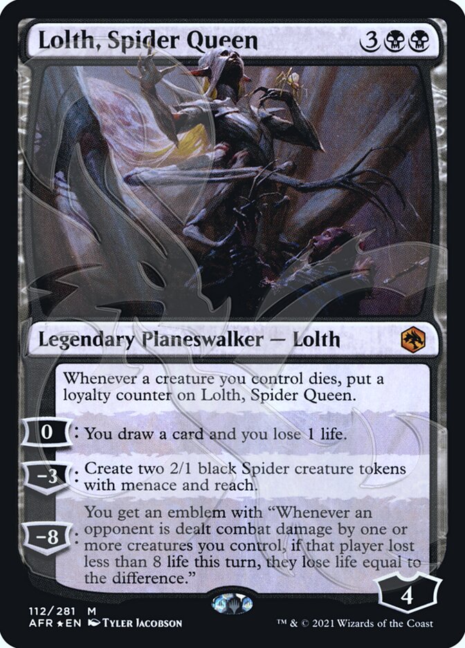 Lolth, Spider Queen (Ampersand Promo) [Dungeons & Dragons: Adventures in the Forgotten Realms Promos] | Exor Games Summserside