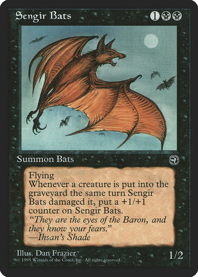 Sengir Bats (Ihsan's Shade Flavor Text) [Homelands] | Exor Games Summserside