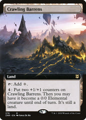 Crawling Barrens (Extended Art) [Zendikar Rising] | Exor Games Summserside