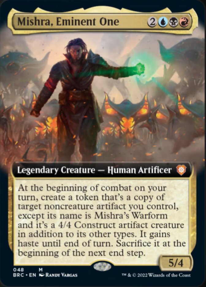 Mishra, Eminent One (Extended Art) [The Brothers' War Commander] | Exor Games Summserside