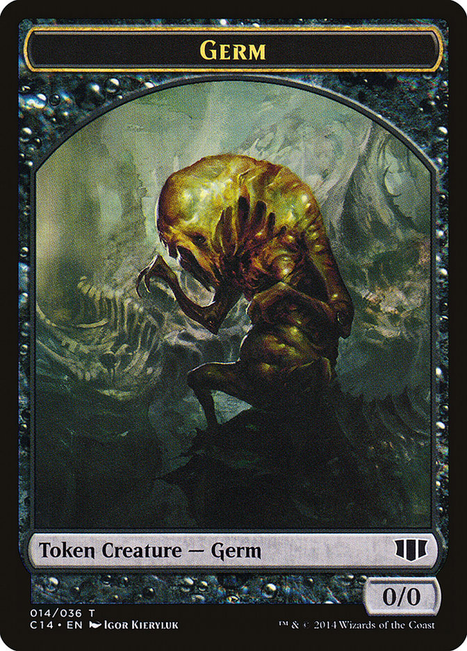 Stoneforged Blade // Germ Double-sided Token [Commander 2014 Tokens] | Exor Games Summserside