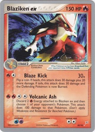 Blaziken ex (89/95) (Blaziken Tech - Chris Fulop) [World Championships 2004] | Exor Games Summserside