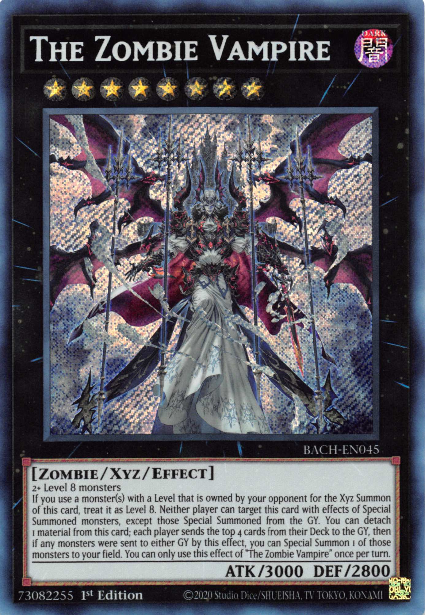 The Zombie Vampire [BACH-EN045] Secret Rare | Exor Games Summserside