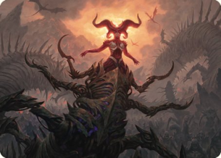 Sheoldred, the Apocalypse Art Card [Dominaria United Art Series] | Exor Games Summserside