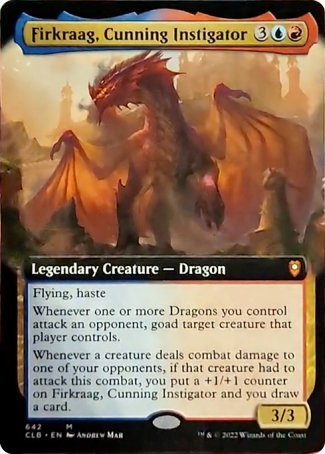 Firkraag, Cunning Instigator (Extended Art) [Commander Legends: Battle for Baldur's Gate] | Exor Games Summserside