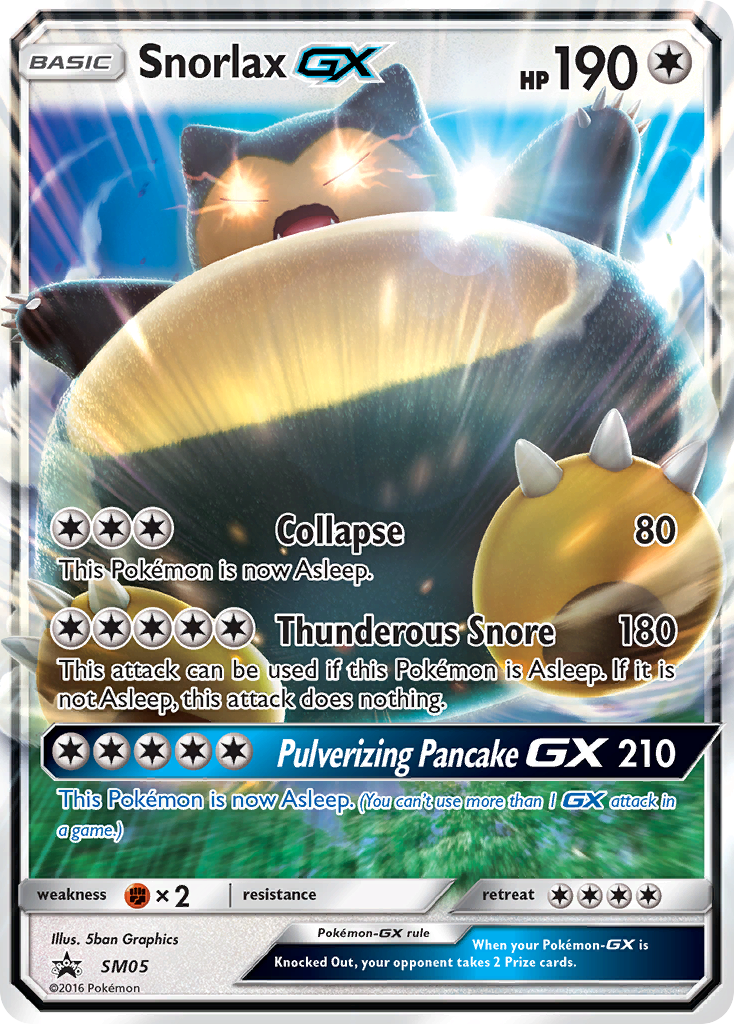 Snorlax GX (SM05) [Sun & Moon: Black Star Promos] | Exor Games Summserside