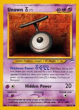 Unown [T] (88/105) [Neo Destiny Unlimited] | Exor Games Summserside