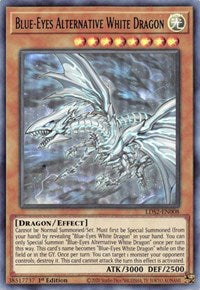 Blue-Eyes Alternative White Dragon (Green) [LDS2-EN008] Ultra Rare | Exor Games Summserside