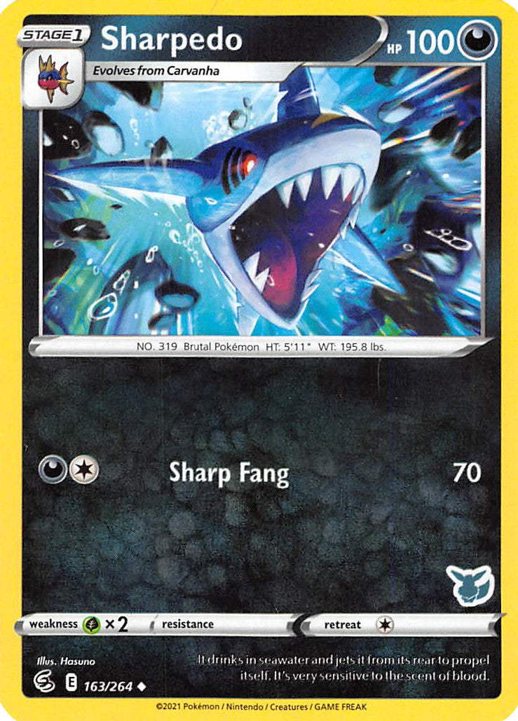 Sharpedo (163/264) (Eevee Deck) [Battle Academy 2022] | Exor Games Summserside