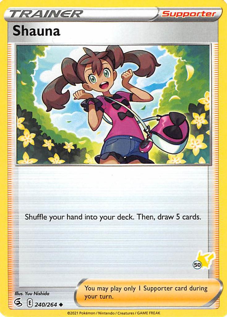 Shauna (240/264) (Pikachu Stamp #50) [Battle Academy 2022] | Exor Games Summserside