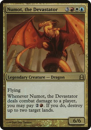 Numot, the Devastator (Oversized) [Commander 2011 Oversized] | Exor Games Summserside