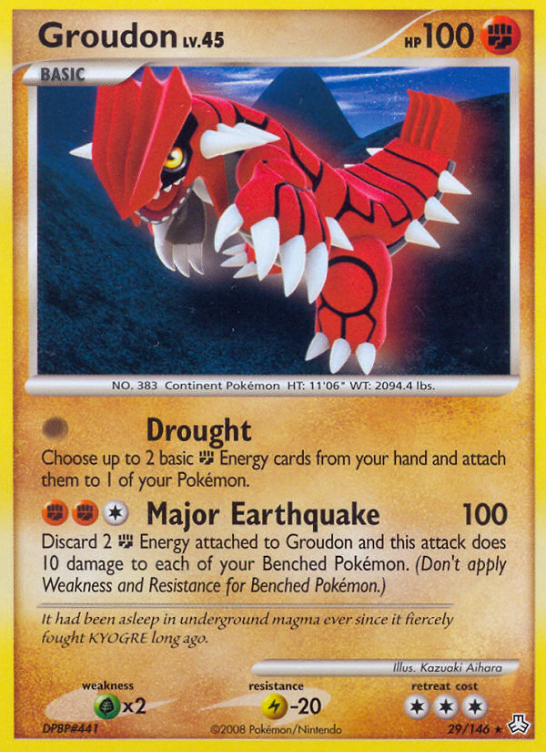 Groudon (29/146) [Diamond & Pearl: Legends Awakened] | Exor Games Summserside