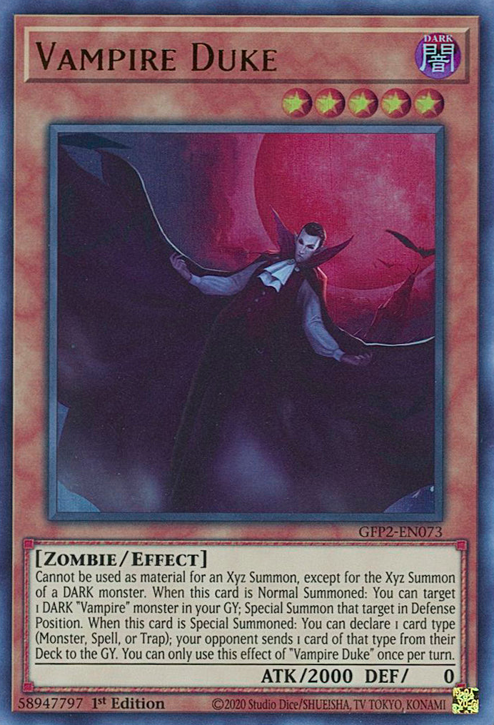 Vampire Duke [GFP2-EN073] Ultra Rare | Exor Games Summserside