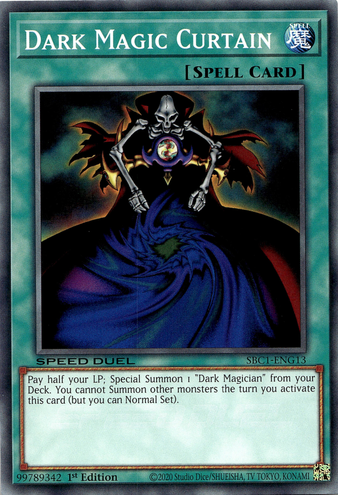 Dark Magic Curtain [SBC1-ENG13] Secret Rare | Exor Games Summserside