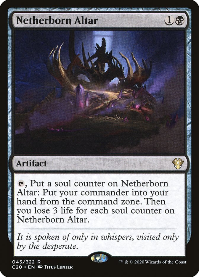 Netherborn Altar [Commander 2020] | Exor Games Summserside