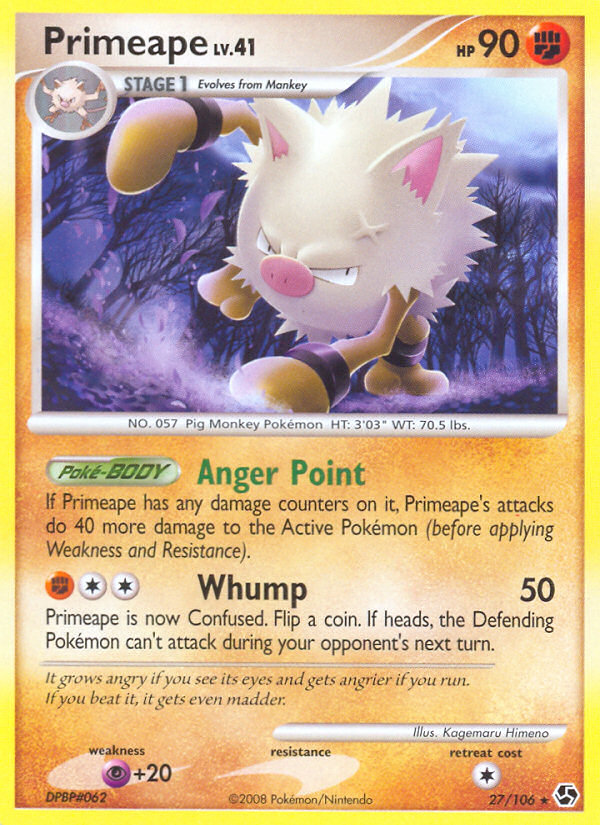 Primeape (27/106) [Diamond & Pearl: Great Encounters] | Exor Games Summserside