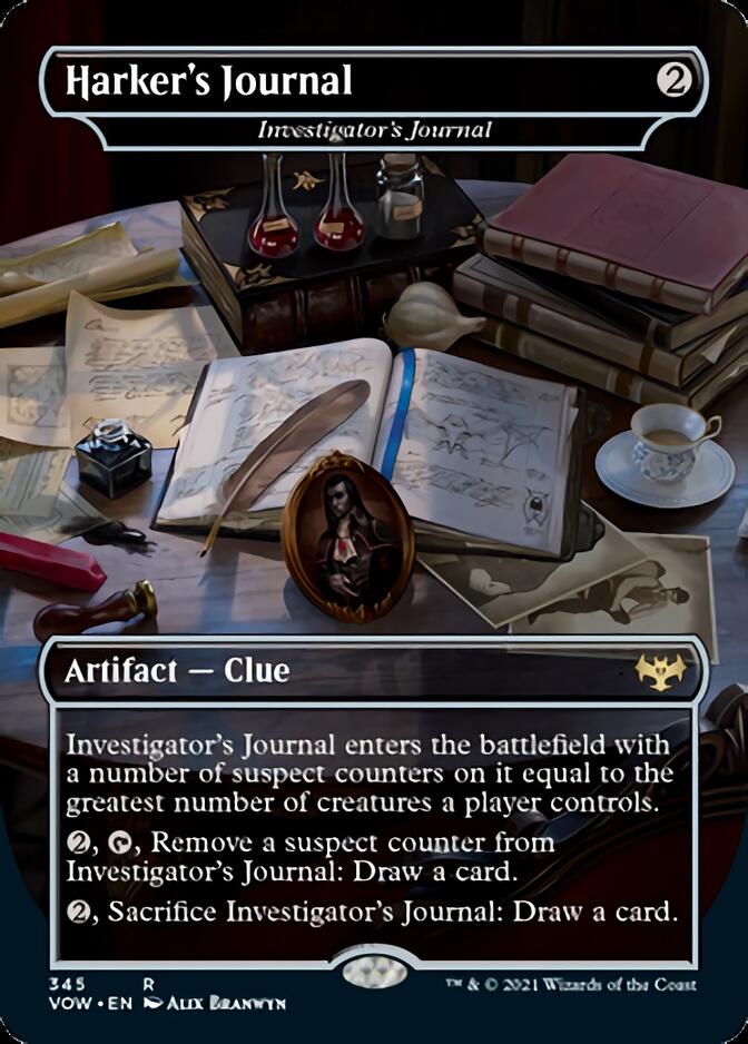 Investigator's Journal - Harker's Journal [Innistrad: Crimson Vow] | Exor Games Summserside