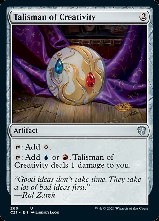 Talisman of Creativity [Commander 2021] | Exor Games Summserside