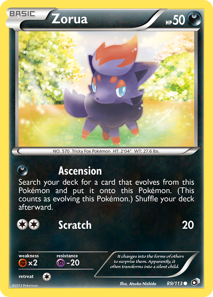 Zorua (89/113) [Black & White: Legendary Treasures] | Exor Games Summserside