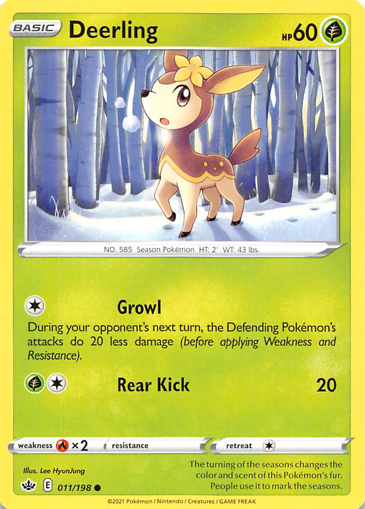 Deerling (011/198) [Sword & Shield: Chilling Reign] | Exor Games Summserside