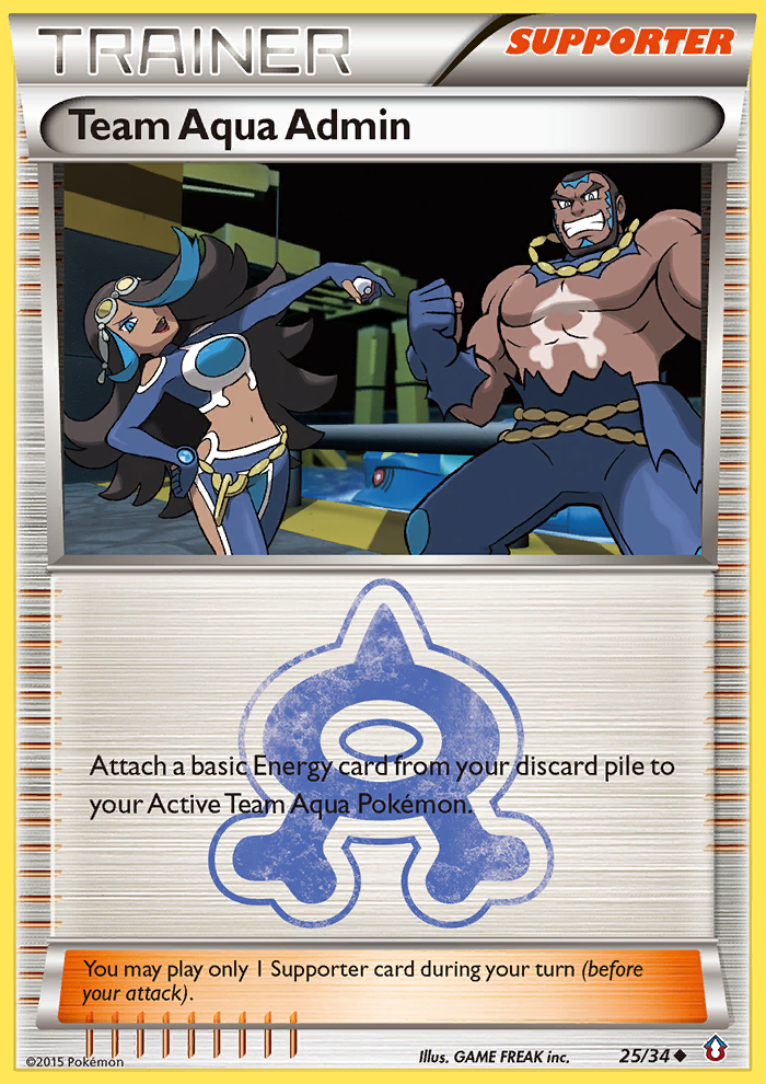 Team Aqua Admin (25/34) [XY: Double Crisis] | Exor Games Summserside