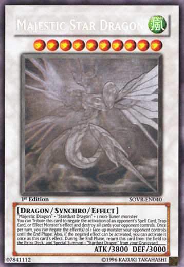 Majestic Star Dragon [SOVR-EN040] Ghost Rare | Exor Games Summserside