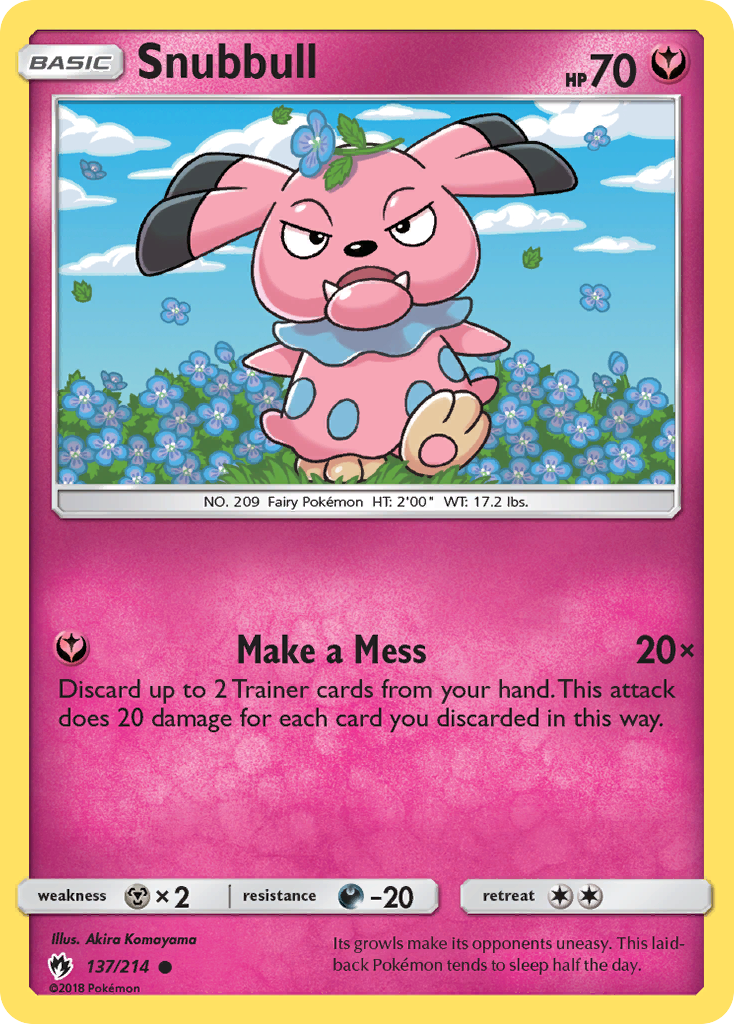 Snubbull (137/214) [Sun & Moon: Lost Thunder] | Exor Games Summserside