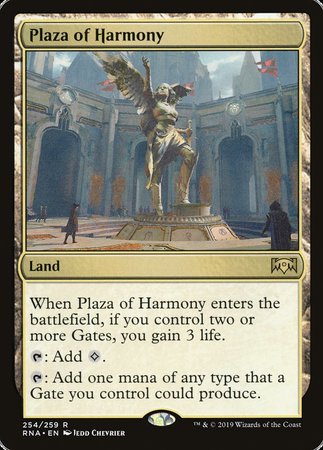 Plaza of Harmony [Ravnica Allegiance] | Exor Games Summserside