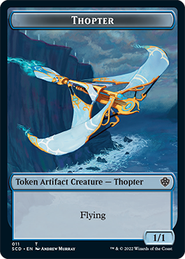Pegasus // Thopter Double-Sided Token [Starter Commander Decks] | Exor Games Summserside