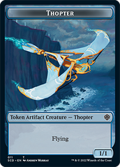 Pegasus // Thopter Double-Sided Token [Starter Commander Decks] | Exor Games Summserside