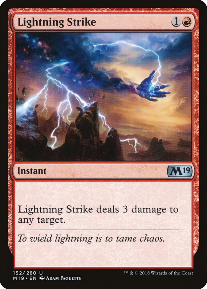 Lightning Strike [Core Set 2019] | Exor Games Summserside