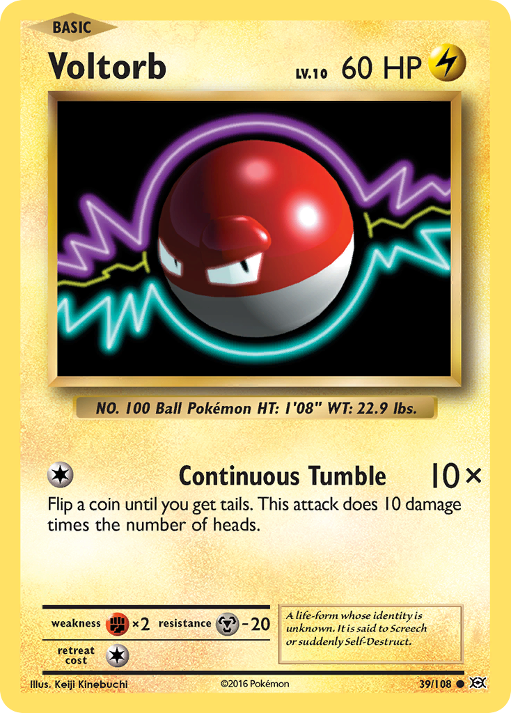 Voltorb (39/108) [XY: Evolutions] | Exor Games Summserside