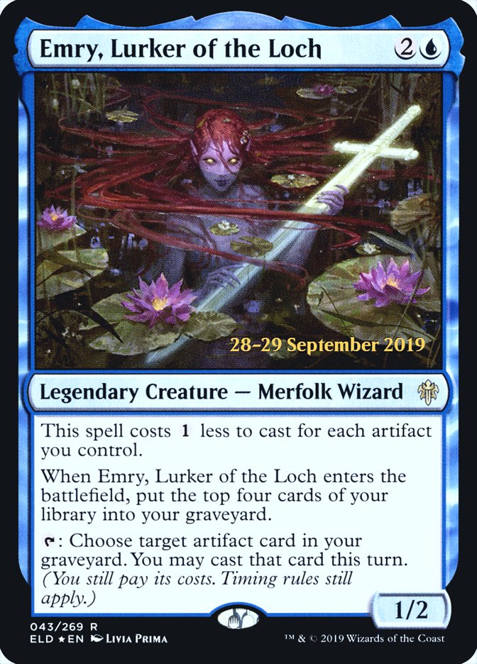 Emry, Lurker of the Loch  [Throne of Eldraine Prerelease Promos] | Exor Games Summserside