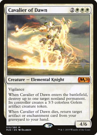 Cavalier of Dawn [Core Set 2020 Promos] | Exor Games Summserside