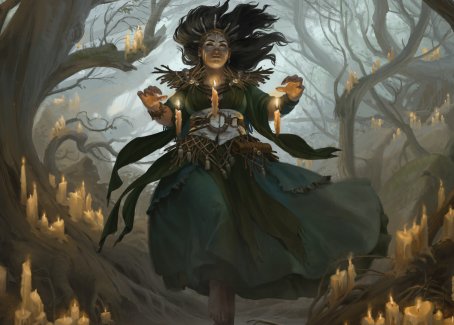 Candlegrove Witch 1 Art Card [Innistrad: Midnight Hunt Art Series] | Exor Games Summserside