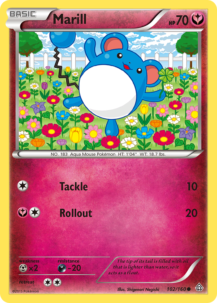 Marill (102/160) [XY: Primal Clash] | Exor Games Summserside