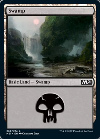 Swamp (268) [Core Set 2021] | Exor Games Summserside