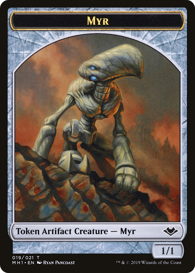 Myr // Thopter Double-Sided Token [Phyrexia: All Will Be One Commander Tokens] | Exor Games Summserside