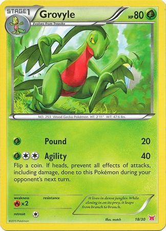 Grovyle (18/30) [XY: Trainer Kit 2 - Latias] | Exor Games Summserside