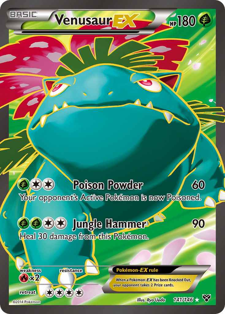 Venusaur EX (141/146) [XY: Base Set] | Exor Games Summserside